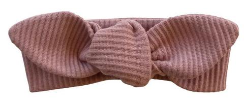Rai & Co  Ribbed Knotted Headbands  - Blush - Over Stock