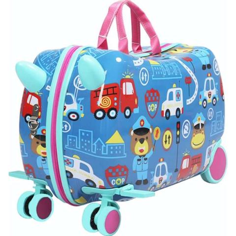 BoPeep  Kids Ride On Suitcase Children Travel Luggage - Car - Brand New