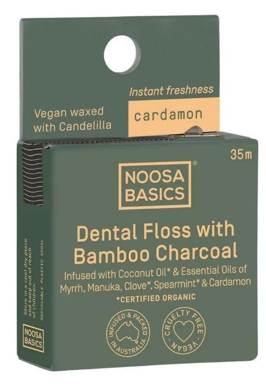 Noosa  Basics Dental Floss with Activated Charcoal in Cardamon in Brand New condition