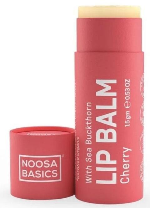 Noosa  Basics Organic Lip Balm - Cherry - Brand New