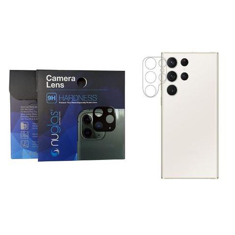 Nuglas  Camera Lens Tempered Glass Screen Protector for Galaxy S23 Ultra - Clear - Brand New