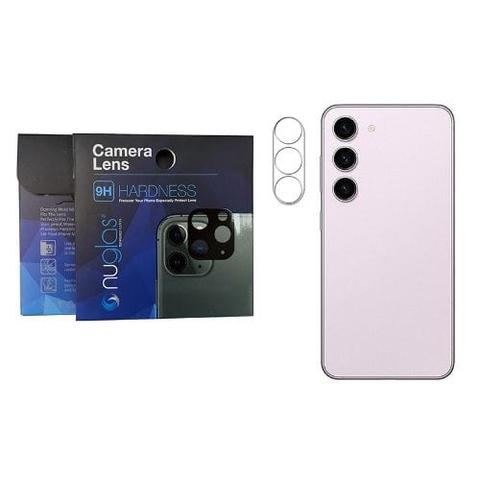 Nuglas  Camera Lens Tempered Glass Screen Protector for Galaxy S23/S23 Plus - Clear - Brand New