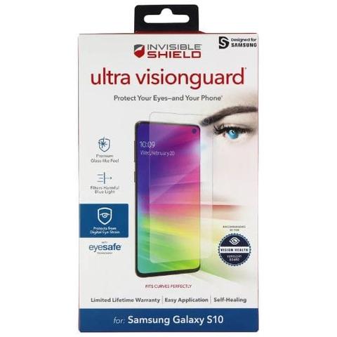 Zagg  Invisible Shield Ultra VisionGuard Screen Protector for Galaxy S10 - Clear - Brand New