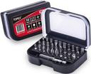 Topex  32-Piece CR-V Security Screwdriver Bit Set with Belt Clip Magnetic Driver Kit in Default in Brand New condition