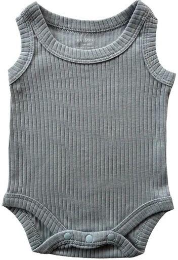 Rai & Co  Basic Singlet Bodysuit (Size 00) - Dusty Blue - Over Stock