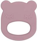 We Might Be Tiny  Bear Silicone Baby Teether in Dusty Rose in Premium condition