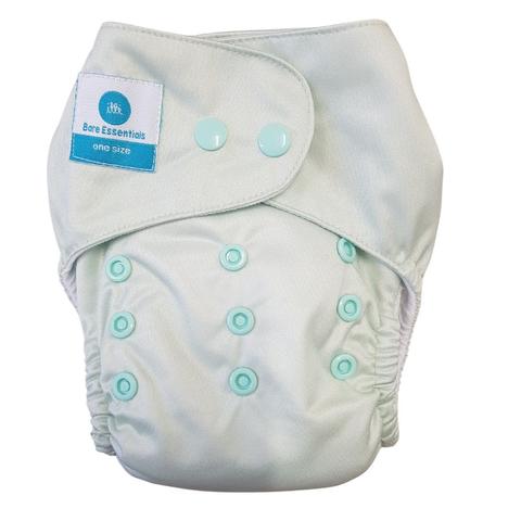 Bare Essentials  One Size Fits Most Cloth Nappy - Fern - Over Stock
