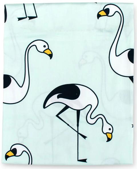 Sack Me  Flat Sheet (Single Size) - Flamingo Mint - Over Stock