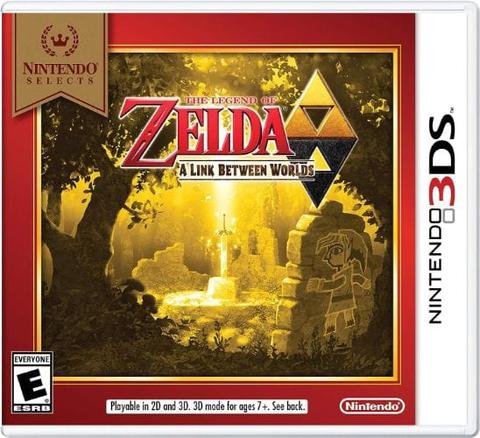 Nintendo  3DS - Legend of Zelda: A Link Between Worlds Game - Gold - Brand New
