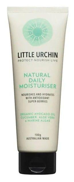 Little Urchin  Natural Daily Moisturiser 100g - Green/Cream - Over Stock