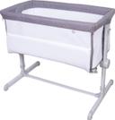 Child Care  Dusk Bedside Sleeper Bassinet with Mattress  in Grey in Premium condition