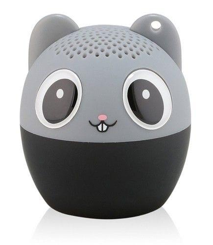 TODO  Bluetooth V4.1 Mini Animal Speaker Portable Rechargeable Handsfree Shutter Mouse - Grey - Brand New