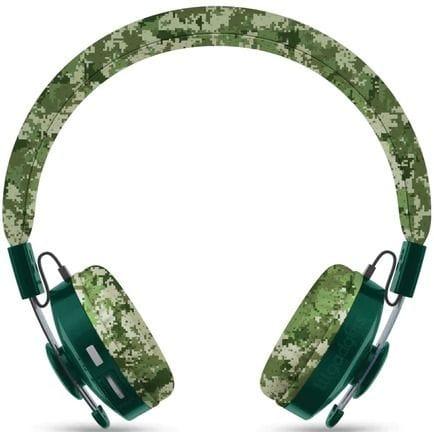 LilGadgets  Untangled Pro Premium Children's Wireless Headphones - Green Camo - Brand New