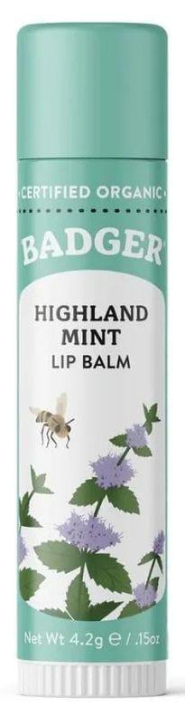 Badger  Balm Flavoured Lip Balm - Highland Mint - Brand New