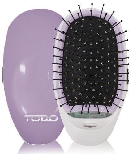 TODO  Ionic Styling Hair Brush Health Smooth Silky Hair Stainless Steel Bristle Comb - Lavender - Brand New