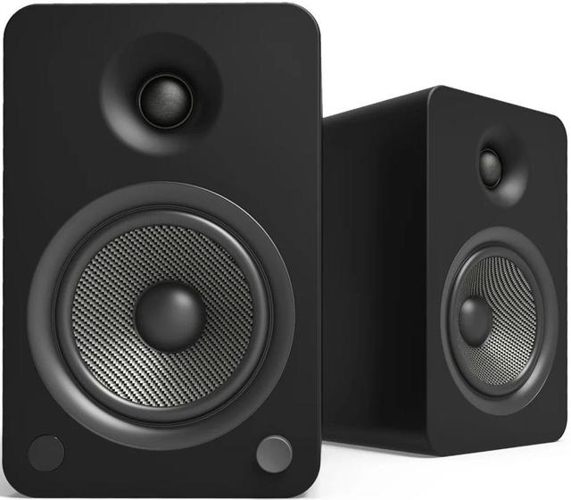 Kanto  YU6 200W Powered Bookshelf Speakers with Bluetooth and Phono Preamp Pair in Matte Black in Brand New condition