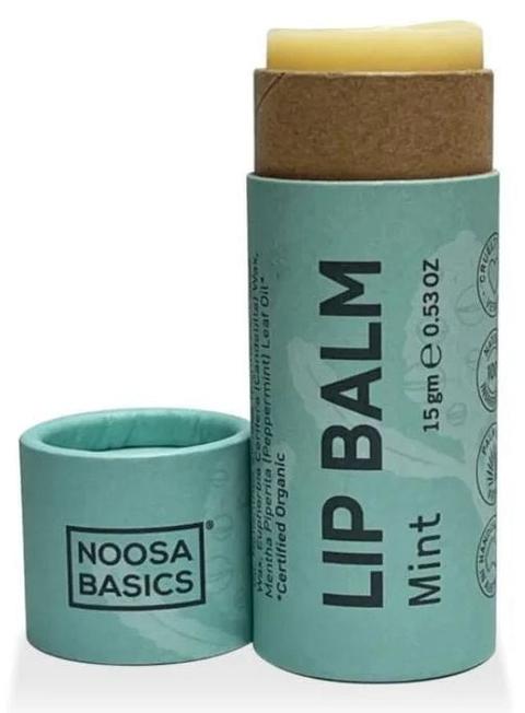 Noosa  Basics Organic Lip Balm - Mint - Brand New