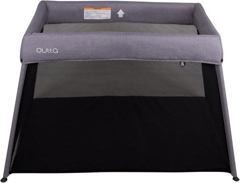 Childcare  Lightweight Outta Travel Cot - Moon Mist - Over Stock