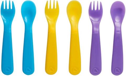 Munchkin  ColorReveal Color Changing Utensils (6 packs) - Multicolor - Over Stock