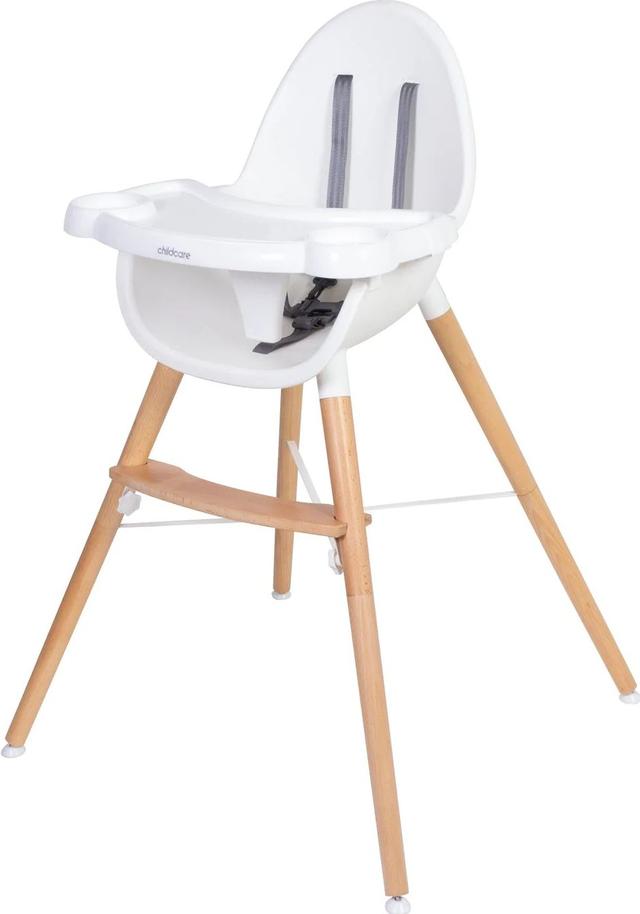 Childcare  Eve Adjustable Feeding High Chair in Natural in Premium condition