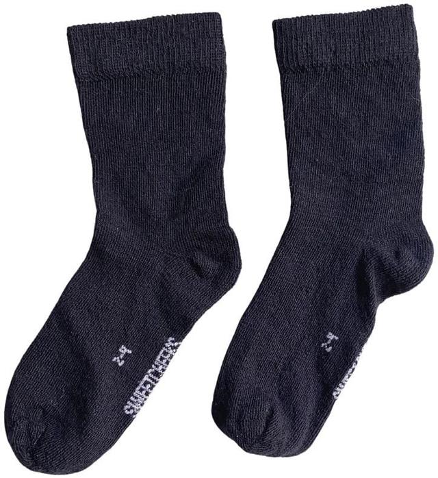 Sweet Cheeks Merino  Baby Merino Crew Socks in Navy in Premium condition