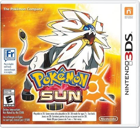 Nintendo  3DS - Pokemon Sun Game - Orange - Brand New