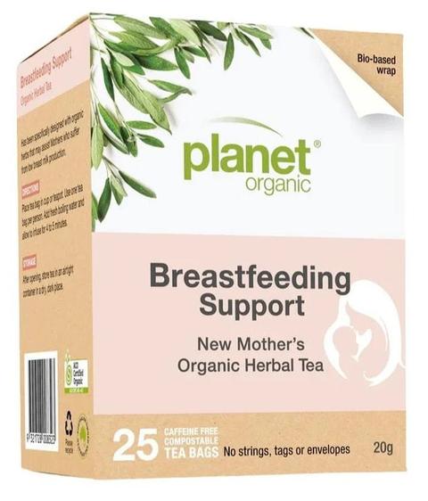 Planet Organic  Herbal Breastfeeding Tea - Peach - Over Stock