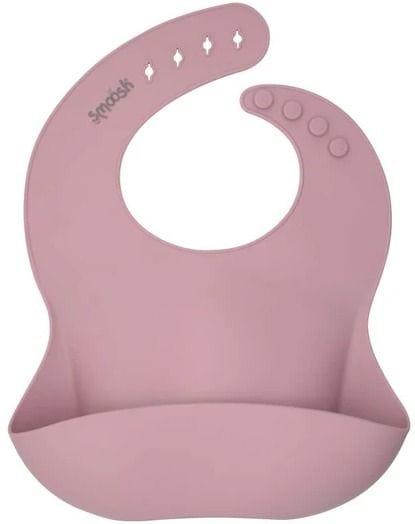 Smoosh  Silicone Bib in Pink in Brand New condition