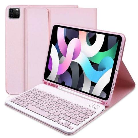 Tough On  Wireless Keyboard Smart Cover iPad Case for iPad iPad Air 4 / Air 5 10.9" - Pink - Brand New