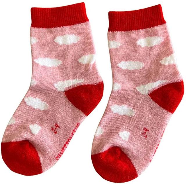 Sweet Cheeks Merino  Baby Merino Adventure Socks in Pink Cloud in Premium condition