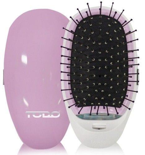TODO  Ionic Styling Hair Brush Health Smooth Silky Hair Stainless Steel Bristle Comb - Pink - Brand New