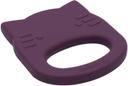 We Might Be Tiny  Cat Silicone Baby Teether in Plum in Premium condition