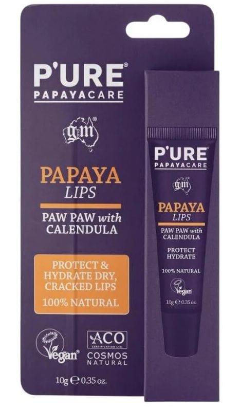 Pure Papayacare  Papaya Lip Balm - Purple - Brand New