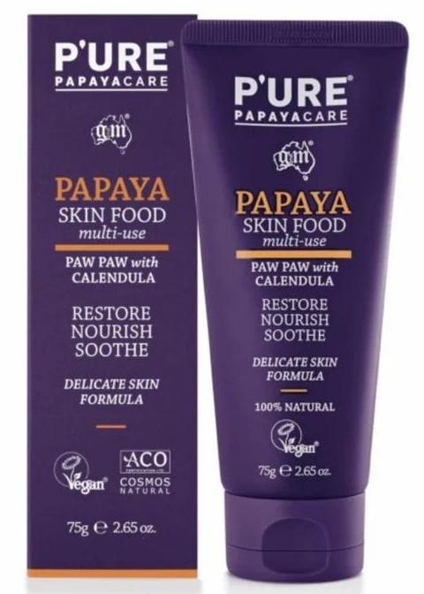 Pure Papayacare  Skin Food Multi-Use Papaya & Calendula Balm - Purple - Brand New