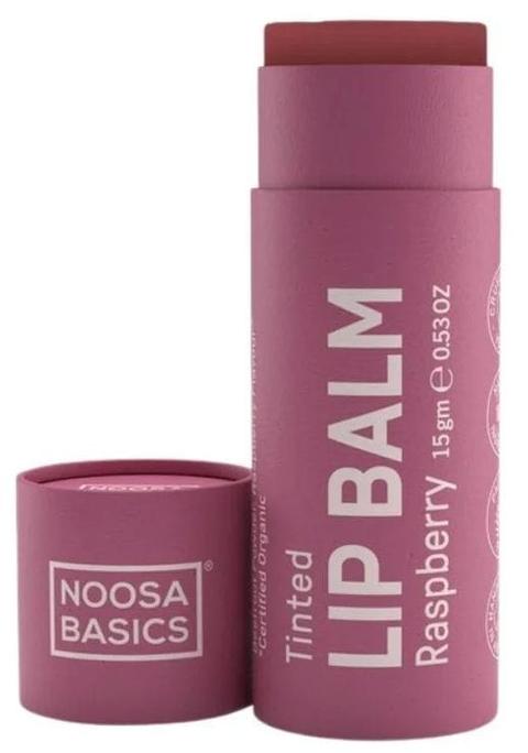 Noosa  Basics Organic Lip Balm - Raspberry - Brand New