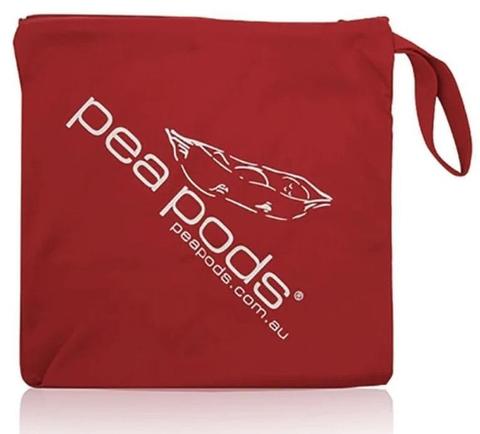 Pea Pods  Travel Wet Bag - Red - Brand New