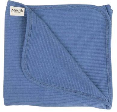 Ponchik Babies + Kids  Ribbed Swaddle Jersey Wrap - Ribbon - Over Stock