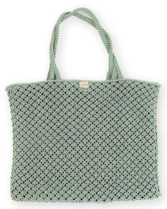 Ina Swim  The Patria Macrame Bag   in Sage in Brand New condition