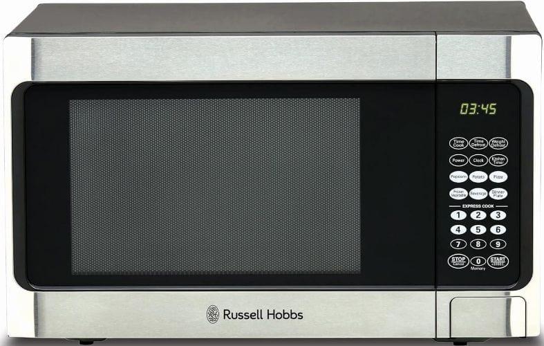 Russell Hobbs  34L Family Size Microwave Oven - Silver/Black - Premium