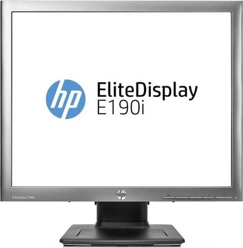 HP  EliteDisplay E190i LCD Monitor 19" - Silver/Black - Excellent