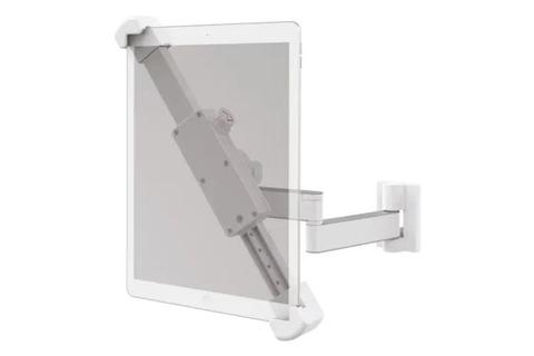 Barkan  Full Motion Wall and Cabinet Tablet Mount 7-14 Inch - White - Brand New