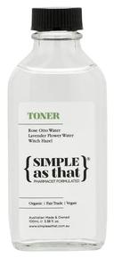 Simple As That  Natural Toner in White in Brand New condition