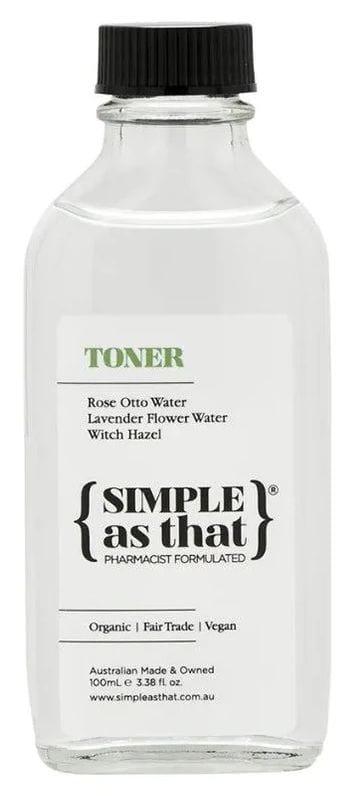 Simple As That  Natural Toner in White in Brand New condition