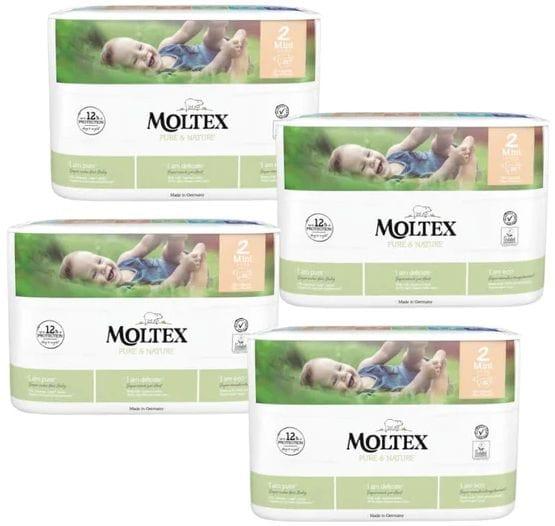 Moltex  Eco Nappies Mini (Size 2) (Bulk) in White in Brand New condition