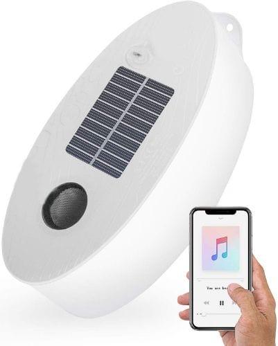 TODO  Bluetooth Speaker Led Light Solar Usb Power Inflatable Soundpaq Camping Ip66 - White - Brand New