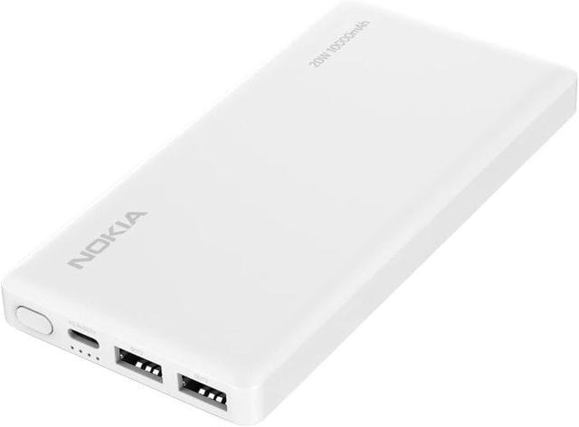 Nokia  20W Fast-charging Power Bank PD+QC 10000 mAh in White in Brand New condition