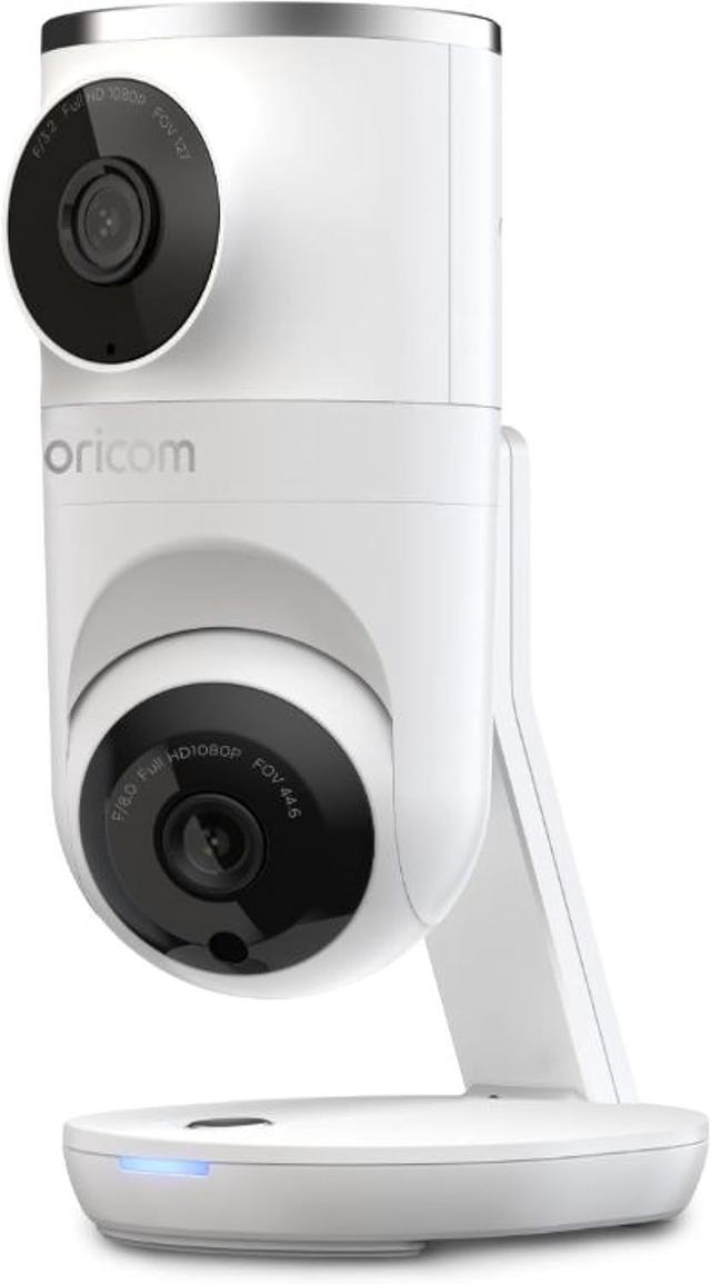 Oricom  Smart HD Dual Camera with Motorised Pan-Tilt Baby Monitor (OBHDUAL) in White in Over Stock condition