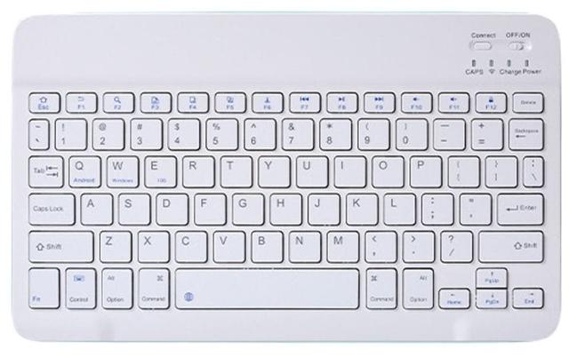 Orotec  Portable Bluetooth Slim Wireless Keyboard in White in Brand New condition