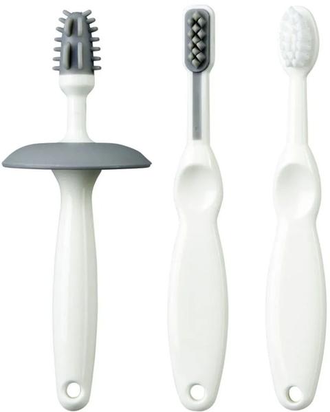 Mininor  Toothbrush Set - White/Grey - Brand New