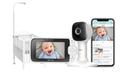 Oricom  4.3" Smart HD Nursery Pal Skyview Baby Monitor with Cot Stand (OBH643P) in White in Over Stock condition